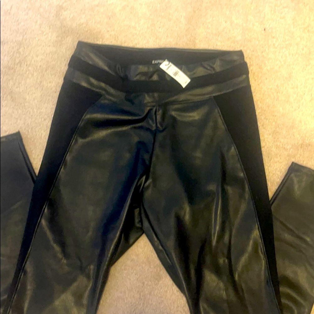 New express leather pants size M👌💕